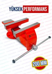 Ağır Hizmet KIRILMAZ Profesyonel  200 mm Profesyonel Kalite Masa Tezgah Mengenesi