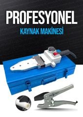 Ağır Hizmet Çift Residans Isı Ayarlı Pprc Plastik Boru Kaynak Makinesi Çantalı Pro Makaslı Set