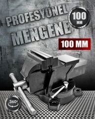 360 Dönerli Profesyonel Ağır Hizmet Yüksek Hassasiyetli Kırılmaz Örslü Masa Tezgah Mengenesi 100 mm