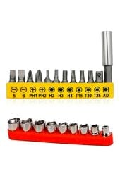 23 Parça Torx Anahtar Pense Tornavida Matkap Adaptör Bits Esnek Açı Uzatma Çubugu T/H/PH/Torx Set