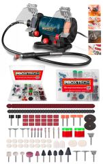 Premium Turbo Motorlu Çark Motoru Devirli Dramel  Zımpara Bileme Gravür Kutulu 220 PCS Oyma Taşlama