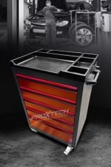 Premium Kalite 5 Çekmeceli Alet Dolabı  Atölye Usta Graj  Takım Arabası (BOŞ))