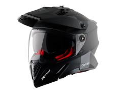 AXOR X-CROSS DUAL VISOR SC - BLACK RED DULL+PINLOCK