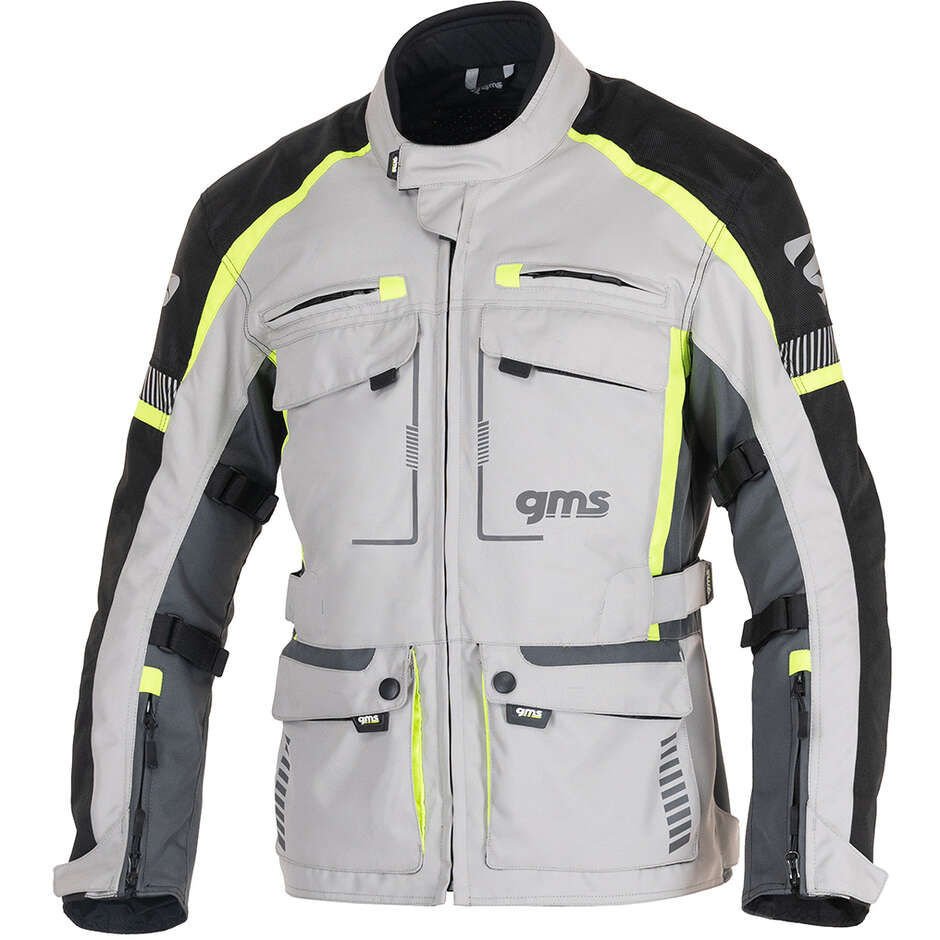 GMS EVEREST 3in1 TOUR Ceket Anthracit Yellow