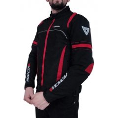 VENOM SPİN CEKET SİYAH KIRMIZI