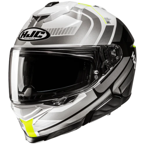 HJC İ71 VIZ MC3H Kapalı Motosiklet Kaskı Gri Neon