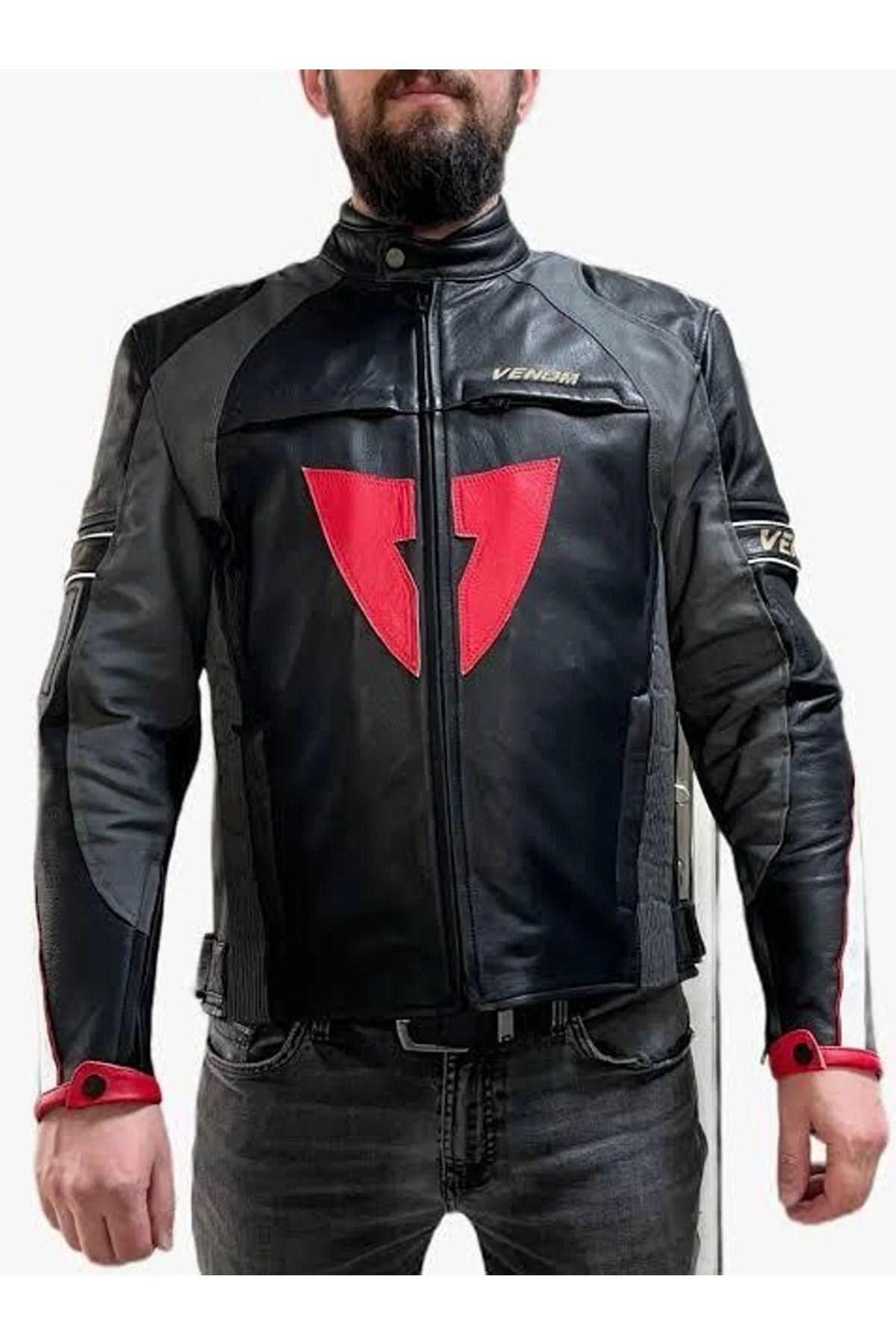 VENOM D1 RACİNG İMPATEK DERİ CEKET