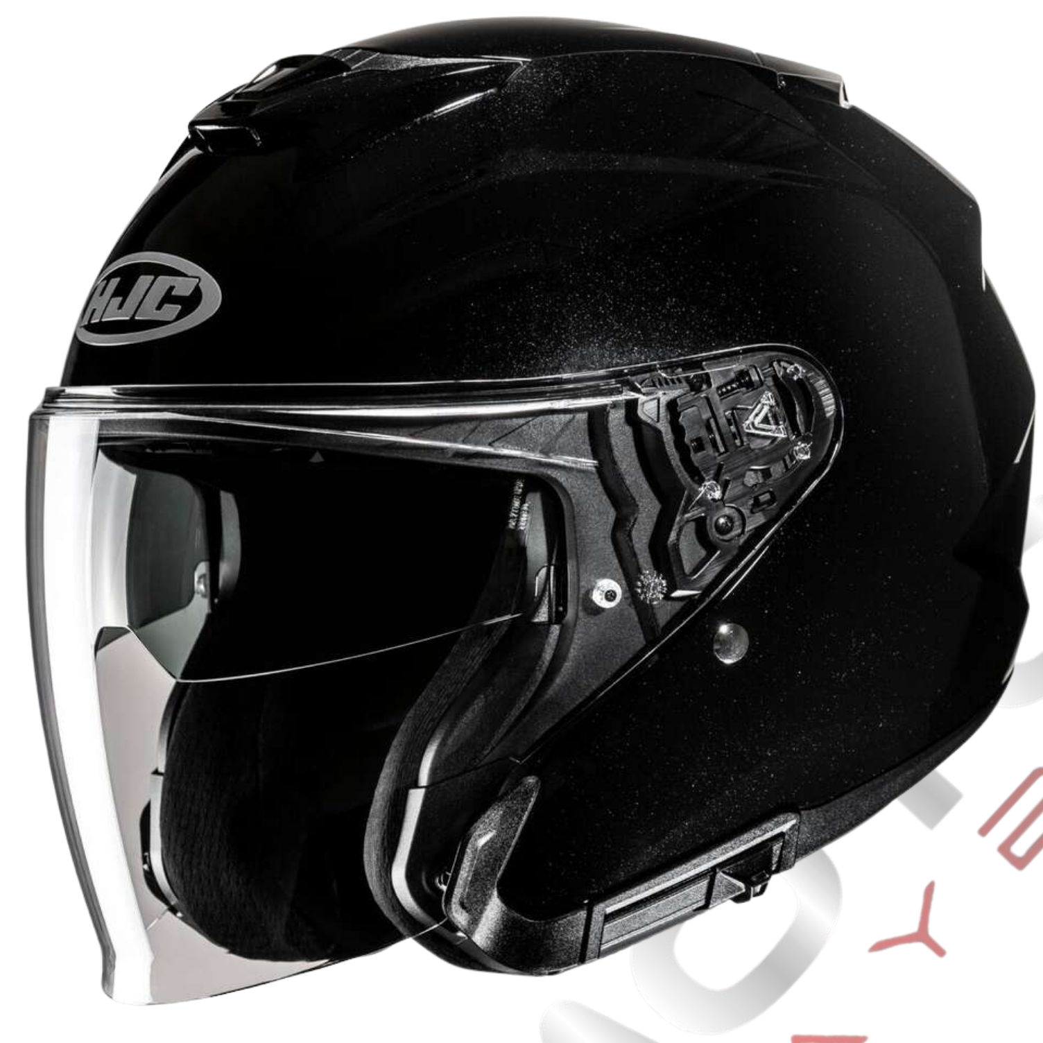 HJC İ31 Yarım Motosiklet Kaskı Parlak Siyah