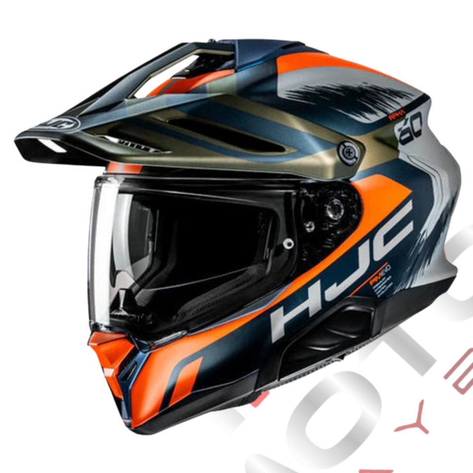 HJC RPHA60 Quid MC47SF Kapalı Motosiklet Kaskı Gri Turuncu