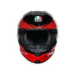 AGV K6 RUSH SİYAH KIRMIZI+(KASK TEMİZLEME,BUFF VE ANAHTARLARLIK)