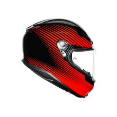 AGV K6 RUSH SİYAH KIRMIZI+(KASK TEMİZLEME,BUFF VE ANAHTARLARLIK)