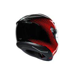 AGV K6 RUSH SİYAH KIRMIZI+(KASK TEMİZLEME,BUFF VE ANAHTARLARLIK)