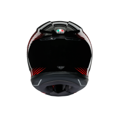 AGV K6 RUSH SİYAH KIRMIZI+(KASK TEMİZLEME,BUFF VE ANAHTARLARLIK)