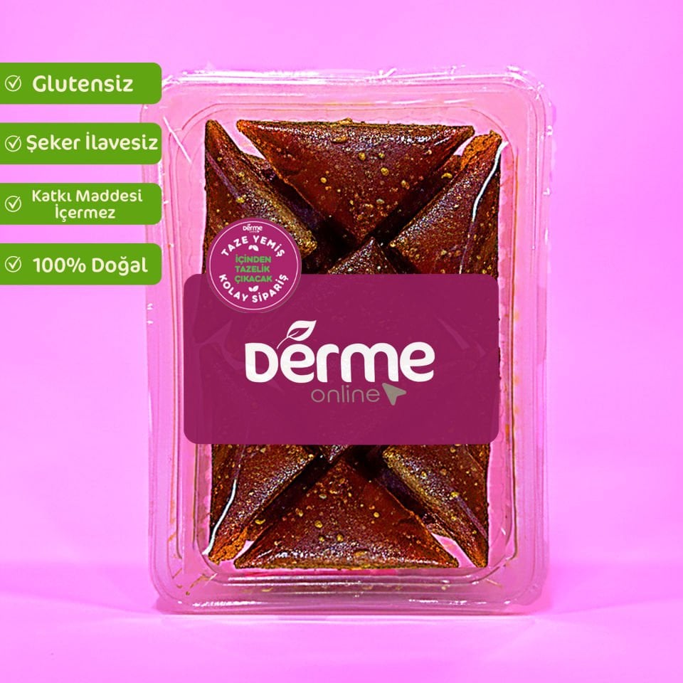 Muska  Pestil - Antep Fıstıklı - Glutensiz - Rafine Şeker İlavesiz 300 g