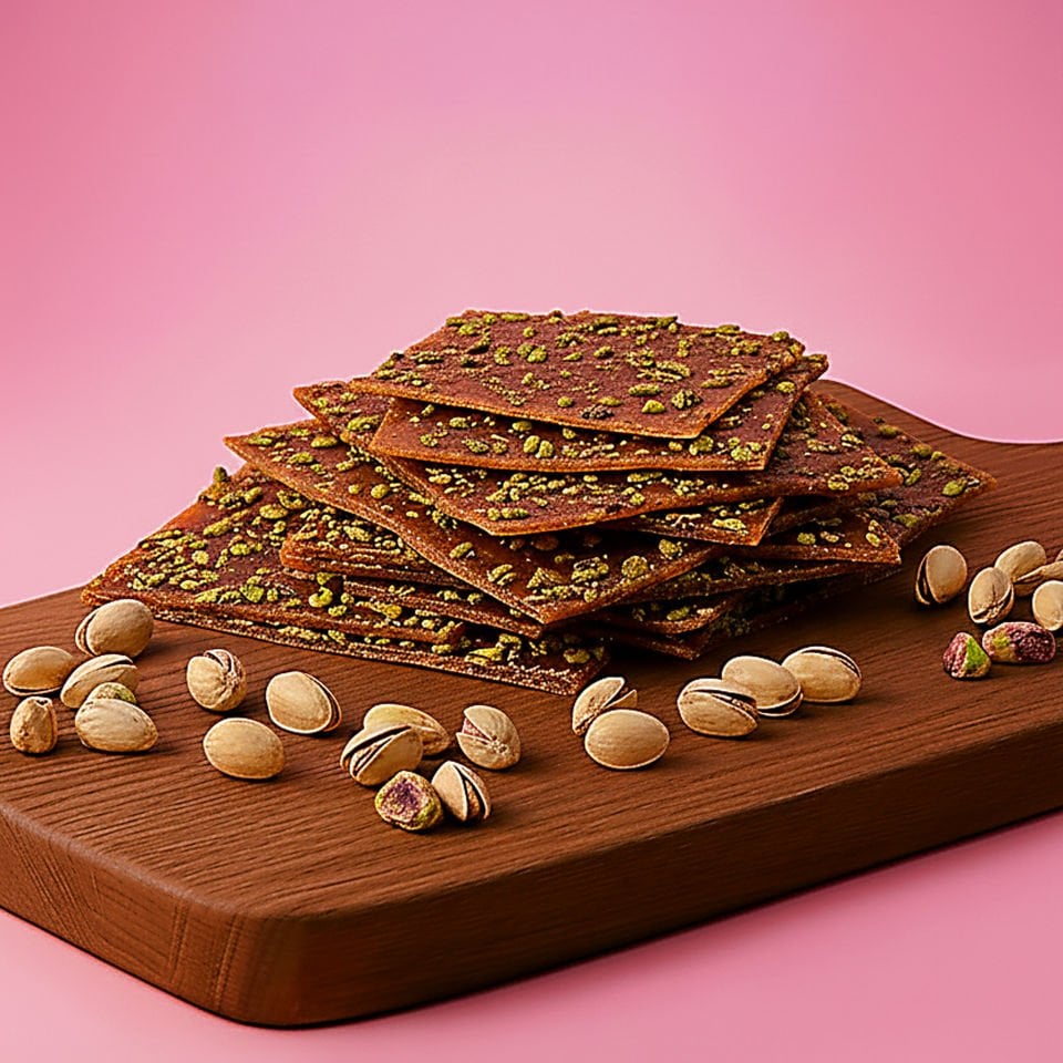 Yaprak Pestil - Antep Fıstıklı - Glutensiz - Rafine Şeker İlavesiz  300 g