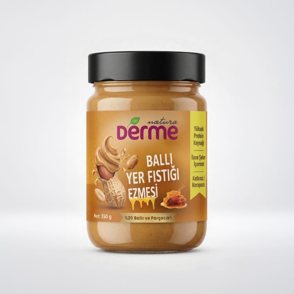 Yer Fıstık Ezmesi  Ballı 350 gr