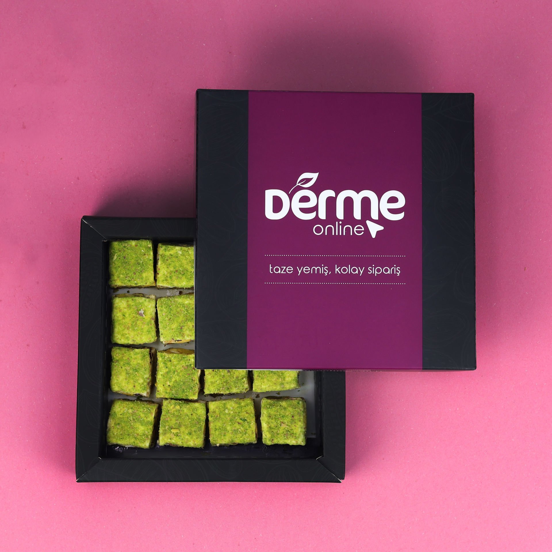 LOKUM BAKLAVA TOZ FISTIKLI ÇİKOLATALI