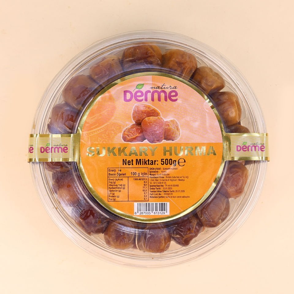 HURMA SUKKARİ -  YAŞ HURMA 500 Gram