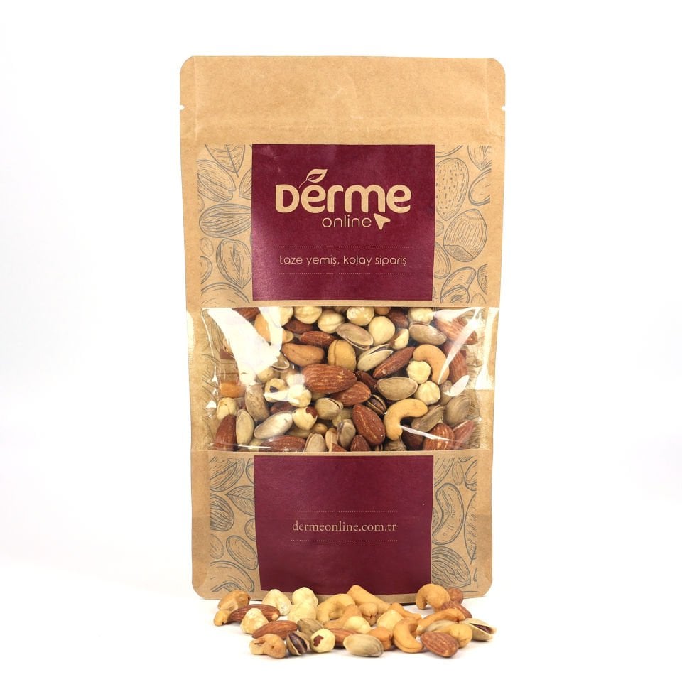 Karışık Kuruyemiş Gold (Antep Fıstık-Fındık-Badem-Kaju) 100 Gram