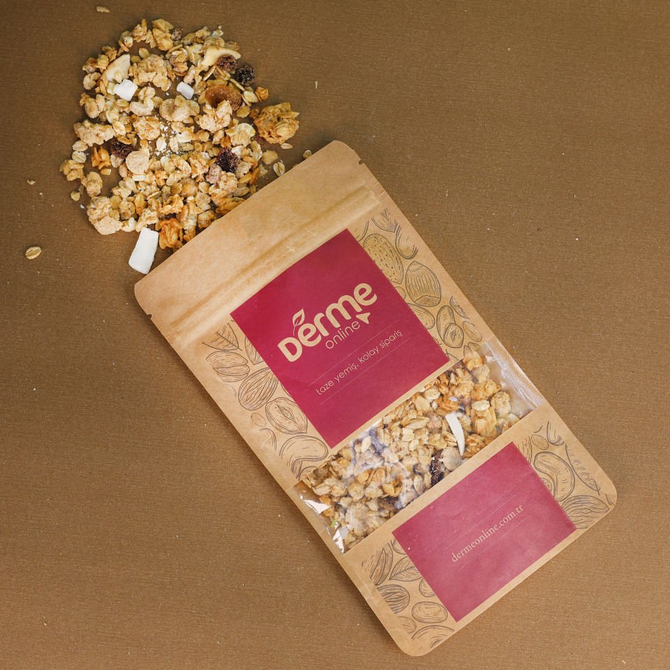 Granola Çikolata -Fındık - Üzüm
