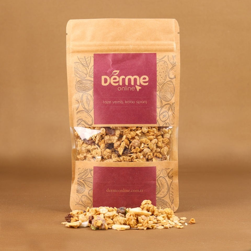 Granola Çikolata -Fındık - Üzüm