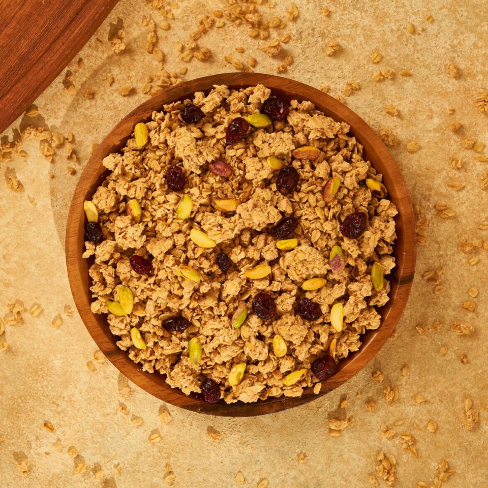 Granola Çikolata -  Antep Fıstık -  Cranberry