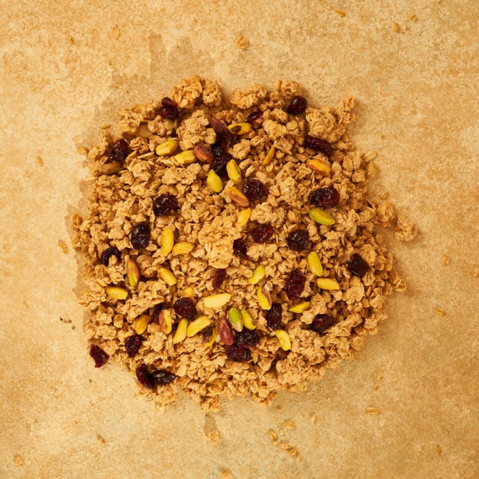 Granola Çikolata -  Antep Fıstık -  Cranberry