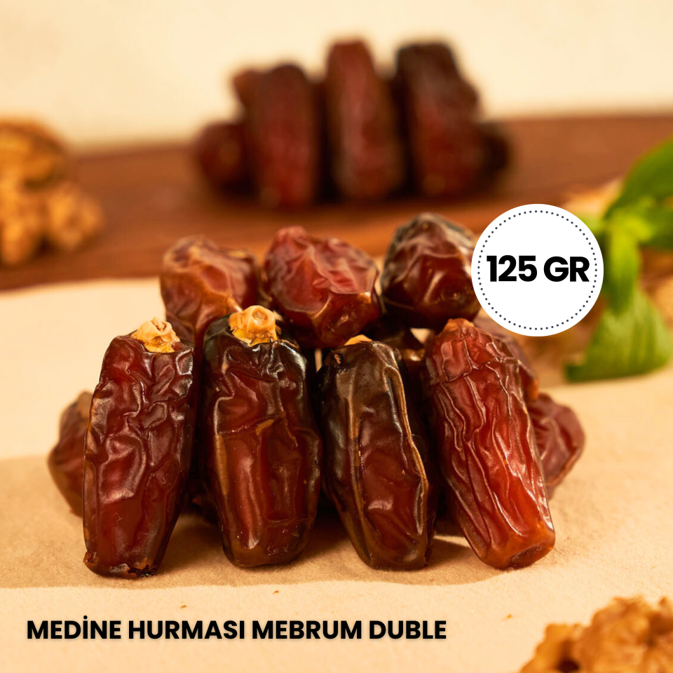 Derme 4lü Hurma Tadım Seti Medjoul,Mebrum, Sugai ve Acve (4 x 125 g Toplam 500 g)
