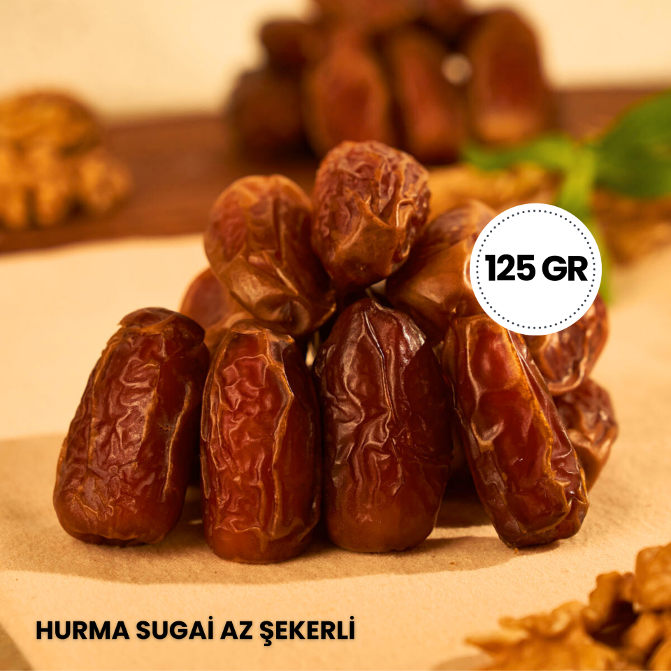 Derme 4lü Hurma Tadım Seti Medjoul,Mebrum, Sugai ve Acve (4 x 125 g Toplam 500 g)