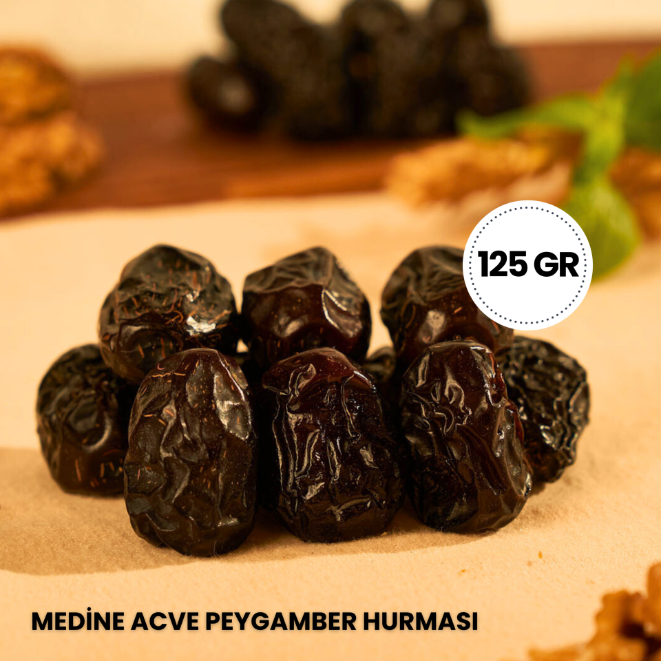 Derme 4lü Hurma Tadım Seti Kudüs, Medine, Sugai ve Acve (4 x 125 g Toplam 500 g)
