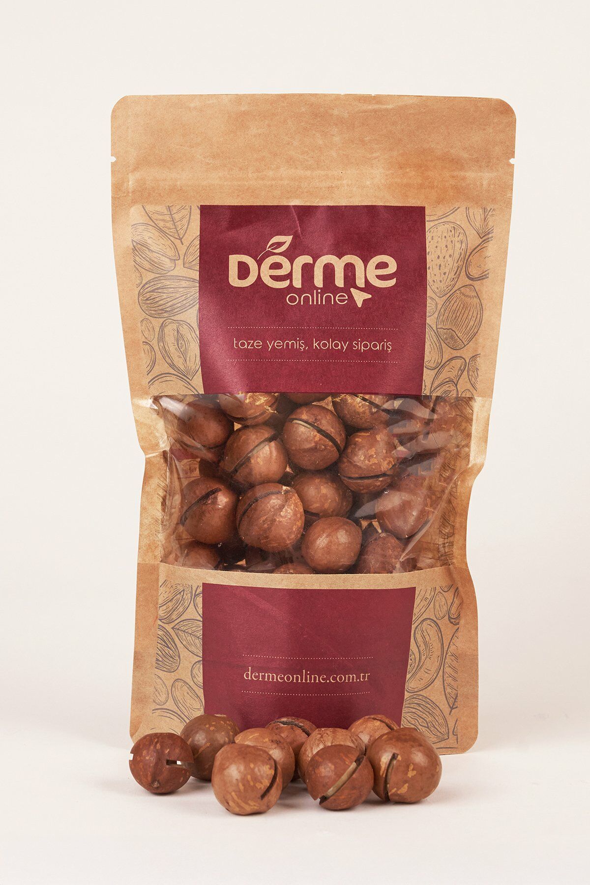 Kabuklu Kavrulmuş Makademya Fındığı 100 Gram