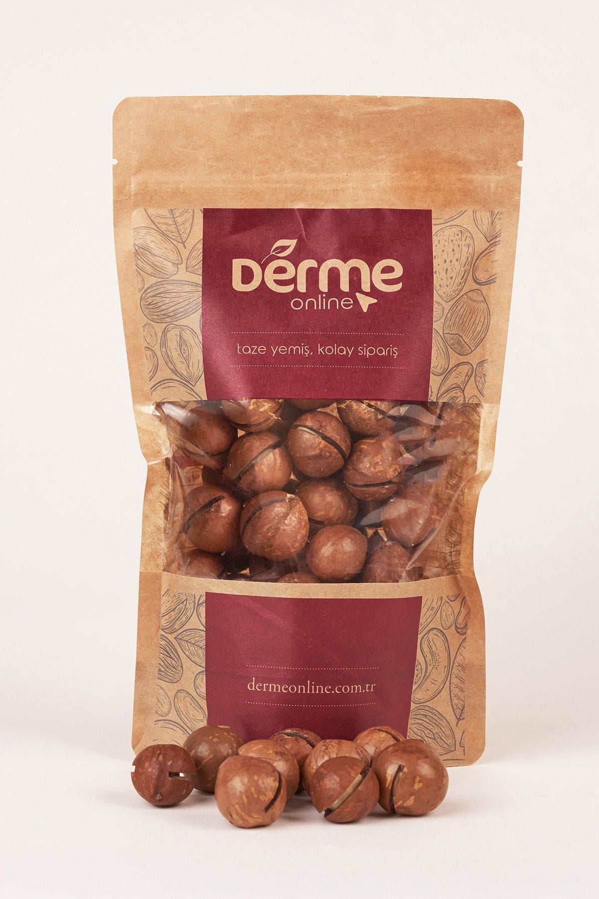 Kabuklu Kavrulmuş Makademya Fındığı 500 Gram