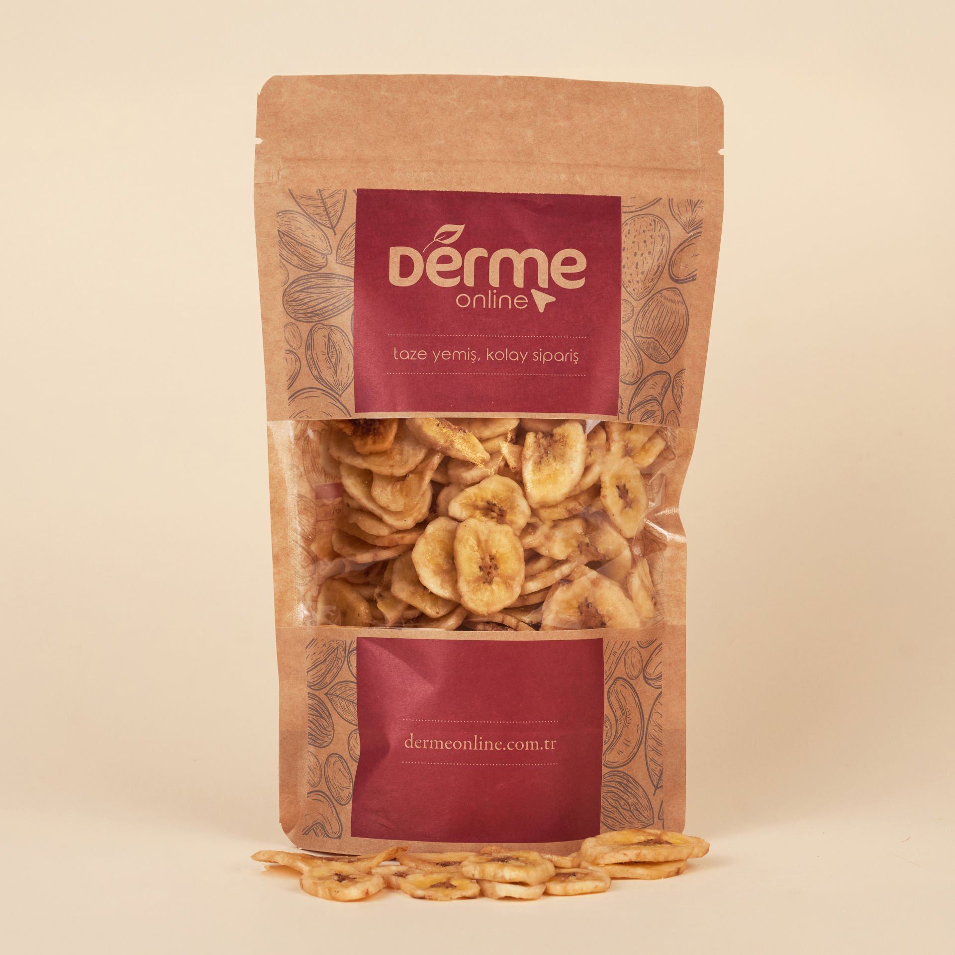 Muz Kurusu Dilimli-Güneşte Kurutulmuş Dilim Muz