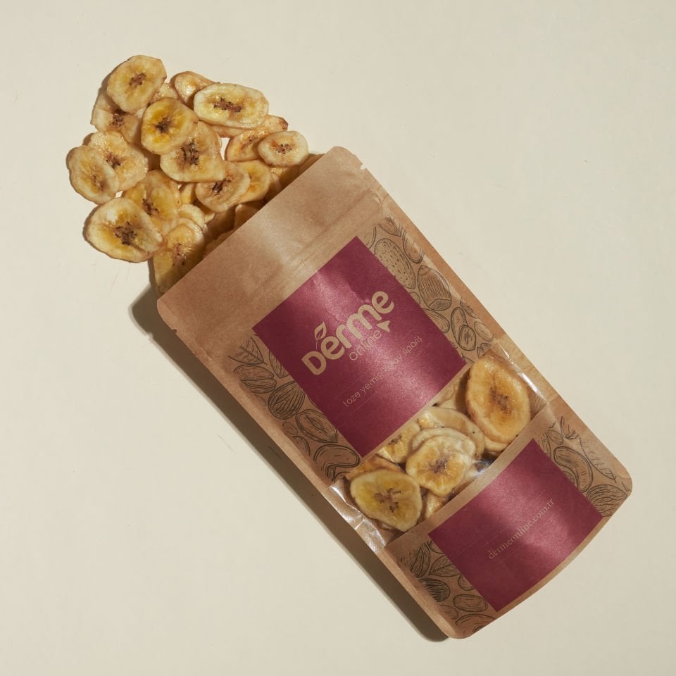 Muz Kurusu Dilimli-Güneşte Kurutulmuş Dilim Muz