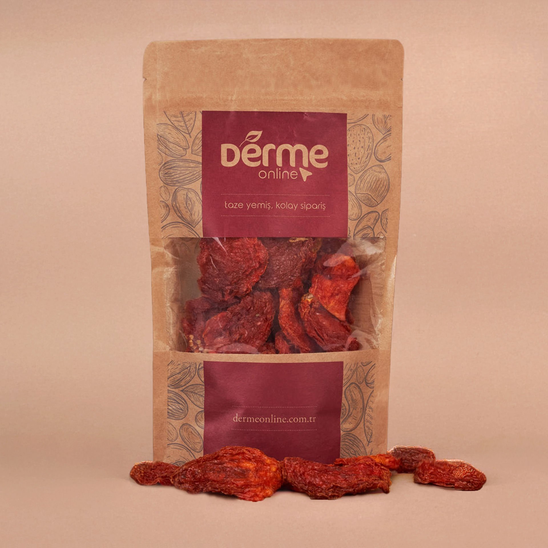 Doğal Kurutulmuş Etli Domates Kurusu Yerli Dilimli Domates Kurusu