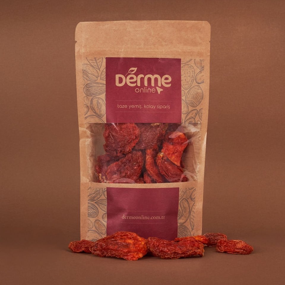 Doğal Kurutulmuş Etli Domates Kurusu Yerli Dilimli Domates Kurusu
