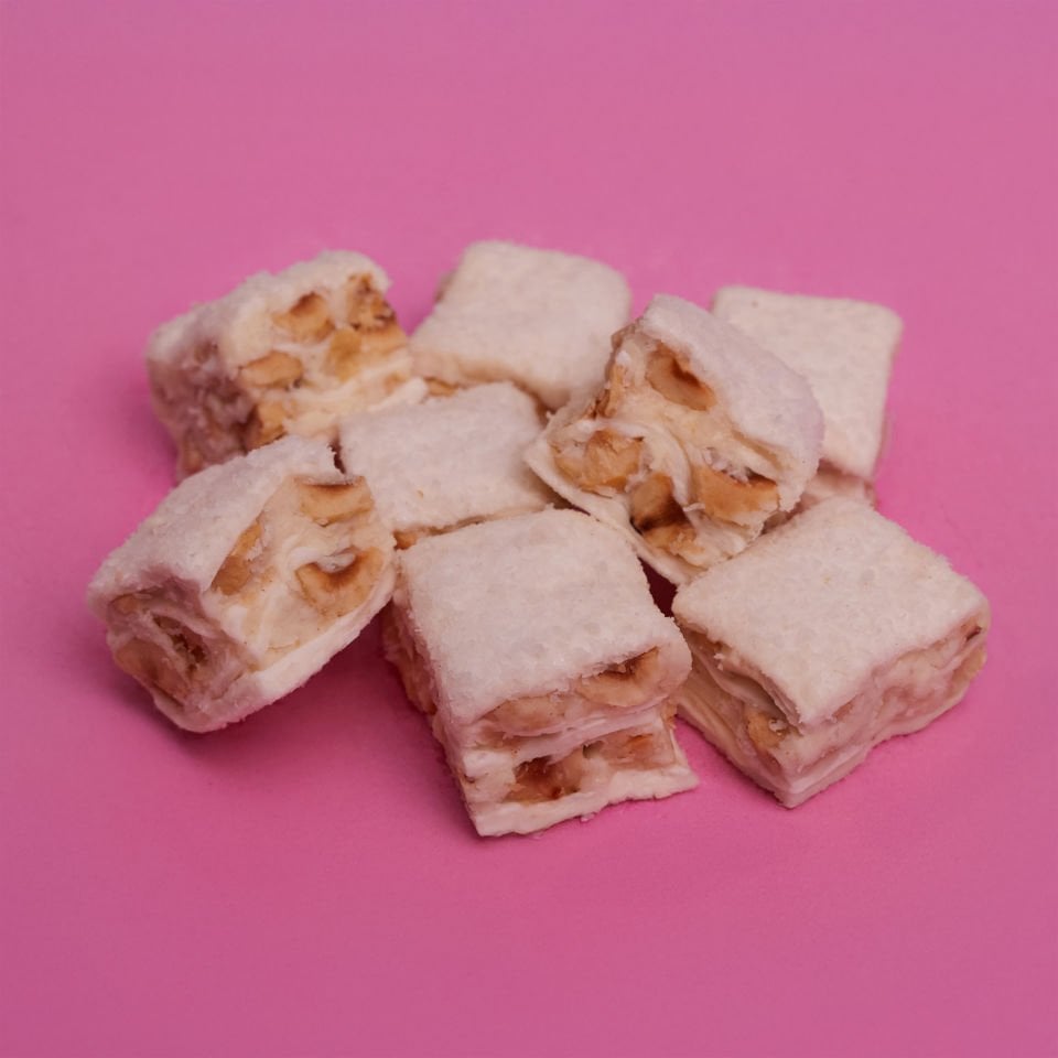 Fındık Dolgulu Lokum Baklava Beyaz Çikolatalı Reafaello