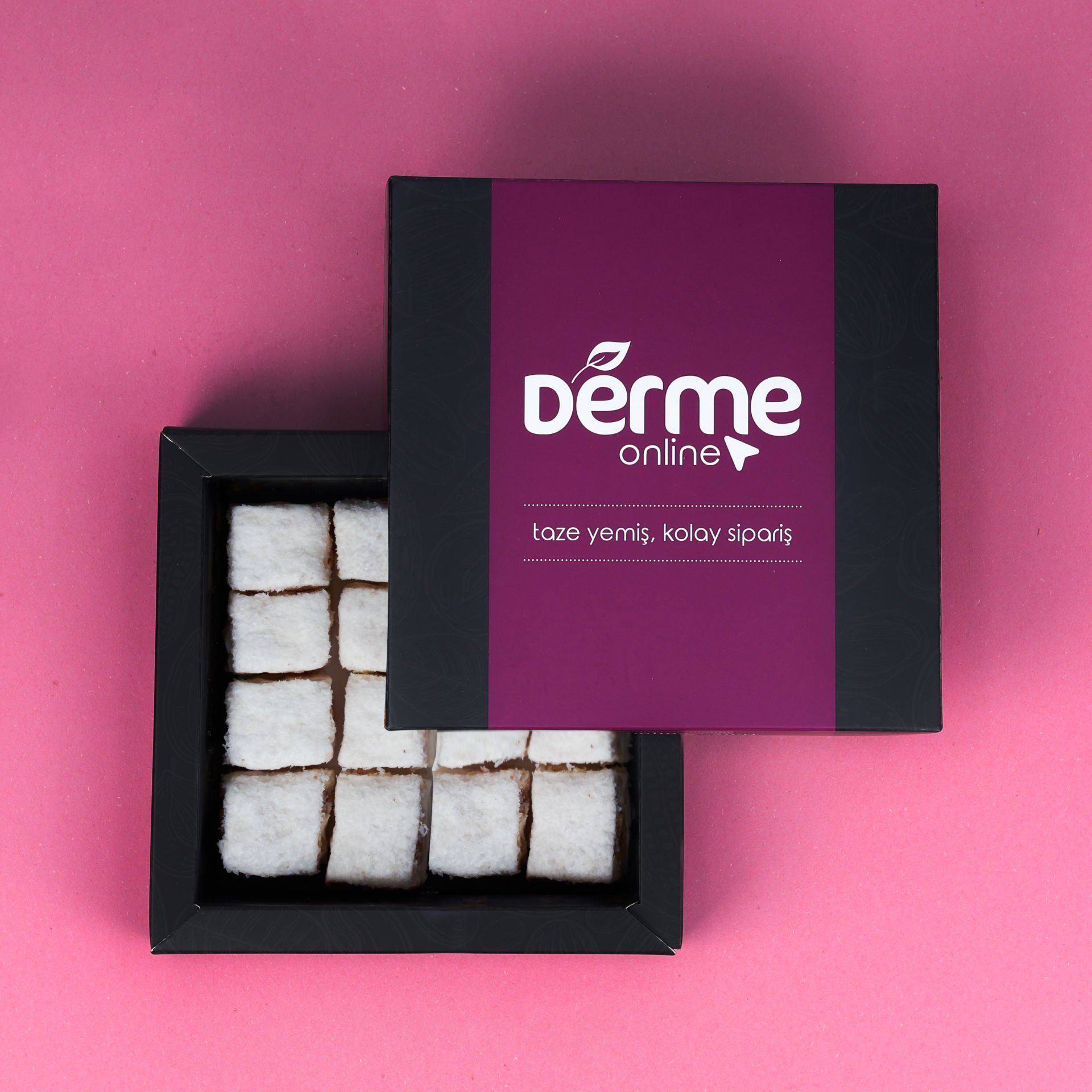 Lokum Baklava Beyaz Çikolatalı Rafaello 275 gr