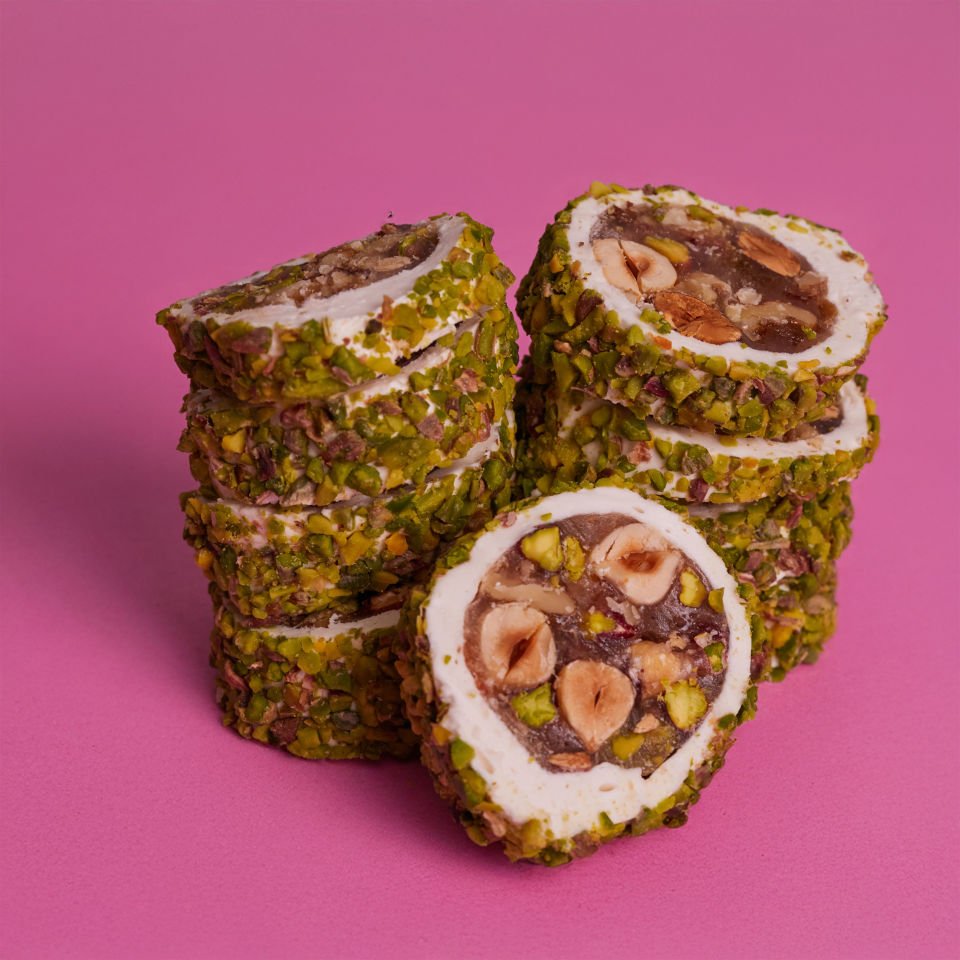 Sarma Lokum  Fıstık Kaplamalı