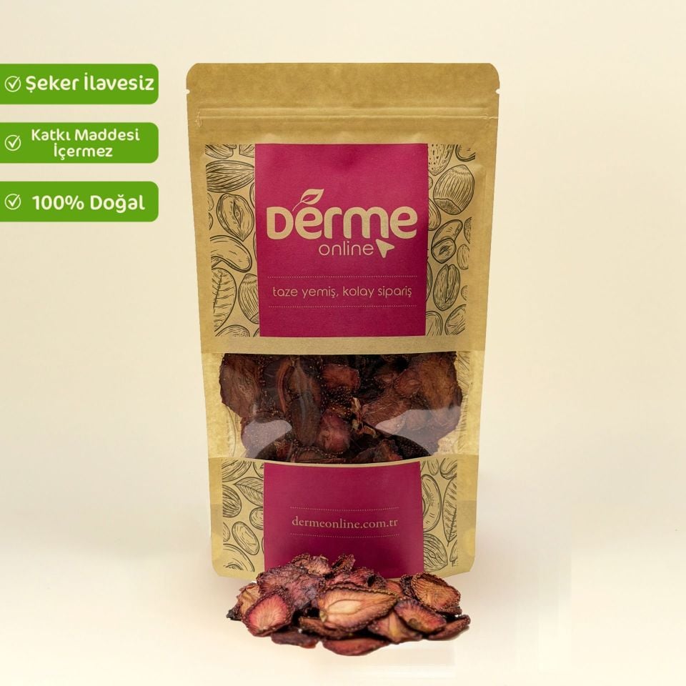 Çilek Kurusu - Şeker İlavesiz - İstediğin Kadar Al