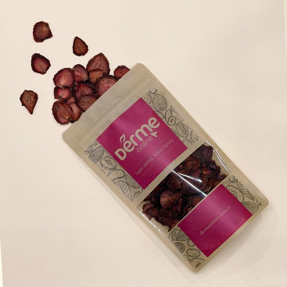 Çilek Kurusu - Şeker İlavesiz - İstediğin Kadar Al