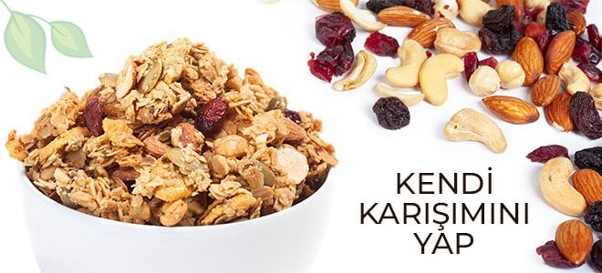 Kendi Granola Karışımını Hazırla