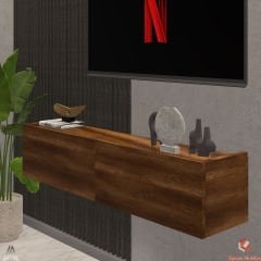 120 Cm Tv Ünitesi Tv Sehpası Duvar Rafı Kitaplık