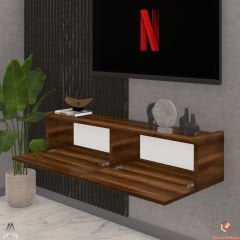 120 Cm Tv Ünitesi Tv Sehpası Duvar Rafı Kitaplık