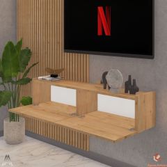 80 Cm Tv Ünitesi Tv Sehpası Duvar Rafı Kitaplık