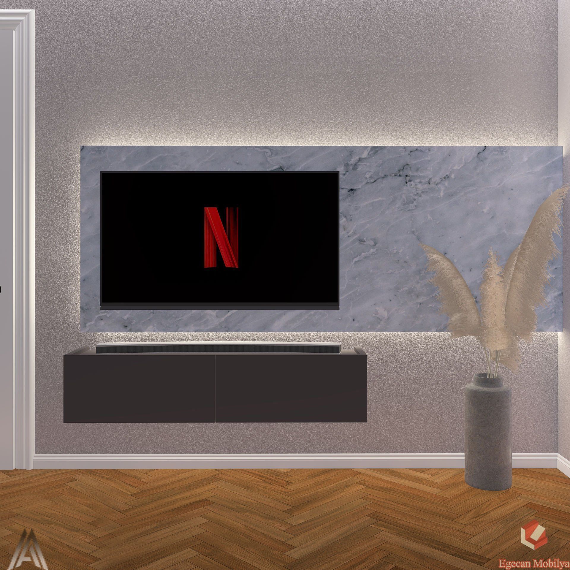 80 Cm Tv Ünitesi Tv Sehpası Duvar Rafı Kitaplık