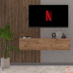 80 Cm Tv Ünitesi Tv Sehpası Duvar Rafı Kitaplık