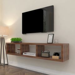 140 Cm Tv Ünitesi Tv Sehpası Tv Standı Duvar Rafı Kitaplık