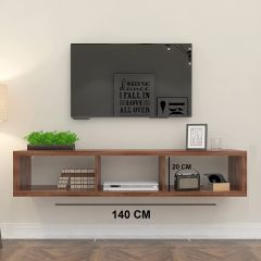140 Cm Tv Ünitesi Tv Sehpası Tv Standı Duvar Rafı Kitaplık