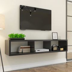 140 Cm Tv Ünitesi Tv Sehpası Tv Standı Duvar Rafı Kitaplık